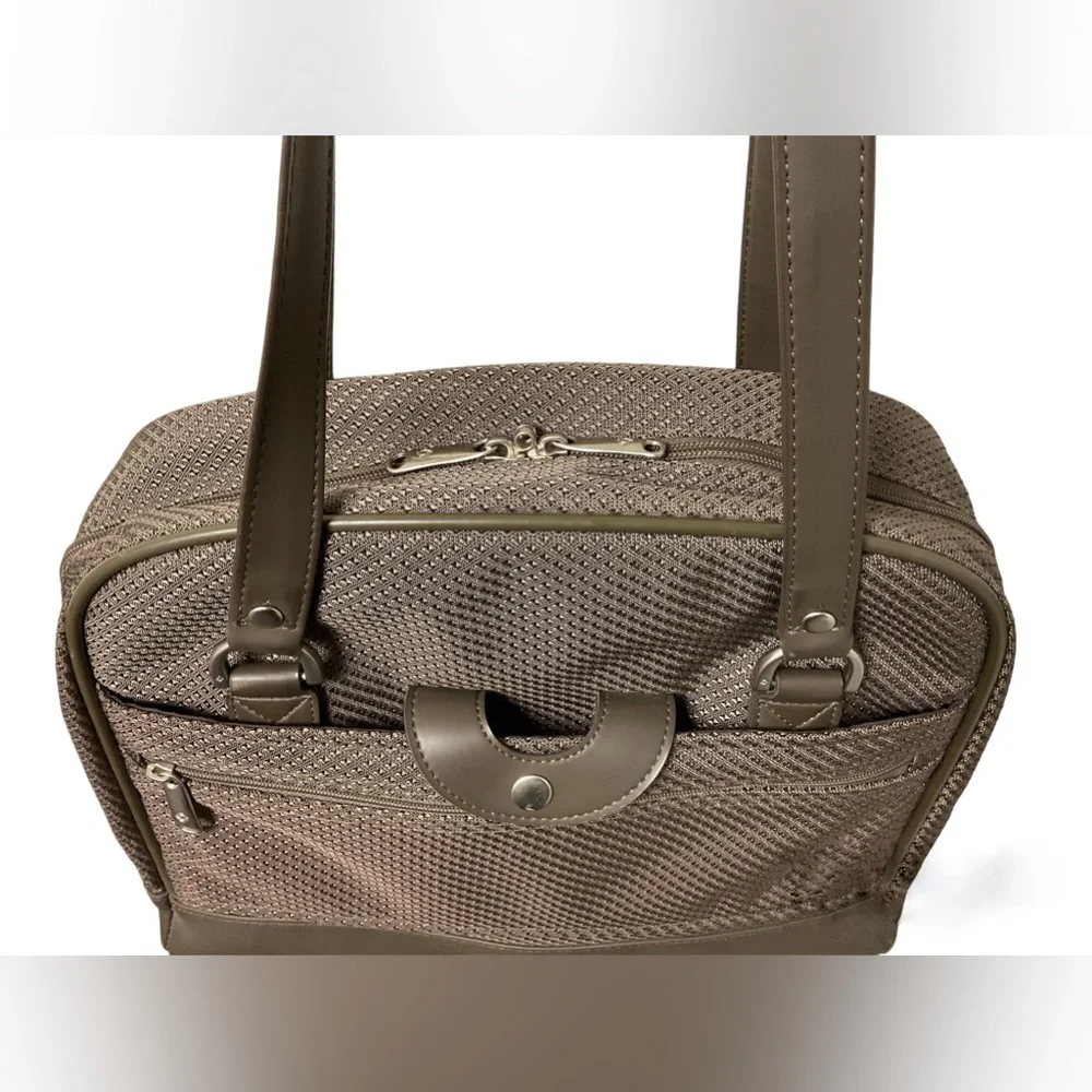 Samsonite Quality Multi Pocket Double Strap Padded Pocket Vintage Travel Bag! - Picture 8 of 9